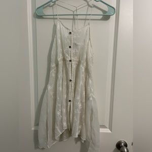 Abercrombie and Fitch babydoll bohemian top Y2k